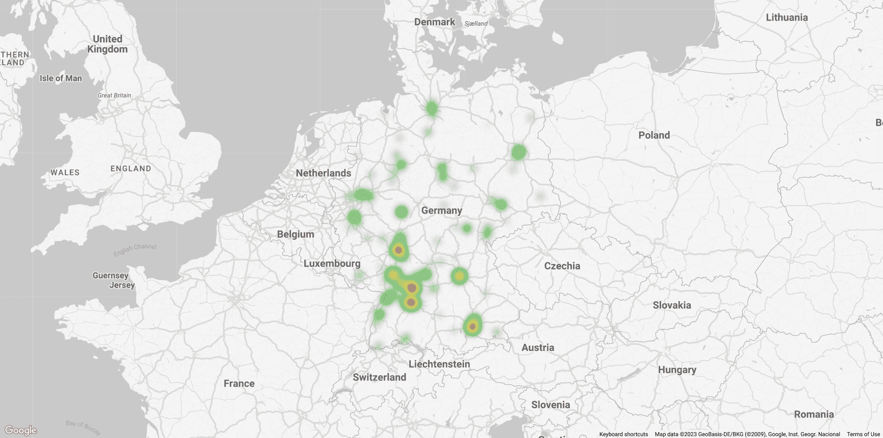 Korrekte Karte mit Google-Analytics Geo-Daten in Datastudio